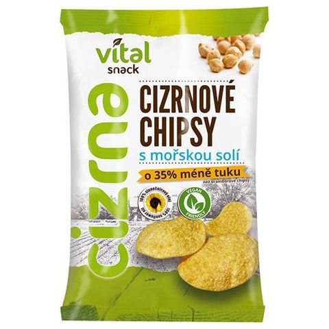 Vital Chickpea chips sea salt | 65 g