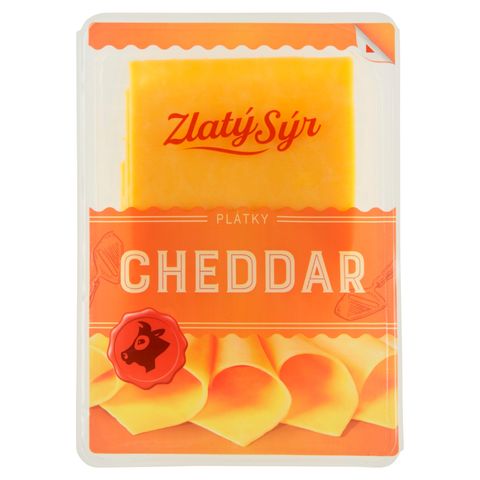 Zlatý Cheese Cheddar 50% Slices | 100 g