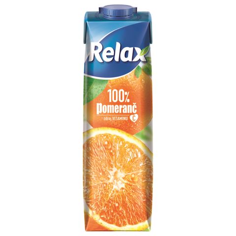 Relax pomeranč 100% | 1 l