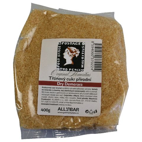 HappyHome Třtinový cukr Dry Demerara | 400 g