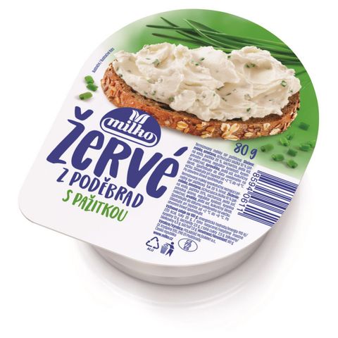 Milko Žervé z Poděbrad sýr pažitka | 80 g