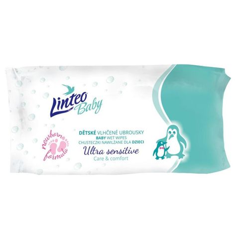 Linteo Baby Vlhčené ubrousky Ultra Sensitive | 64 ks