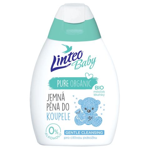 Linteo Baby pěna do koupele s měsíčkem lékařským | 250 ml