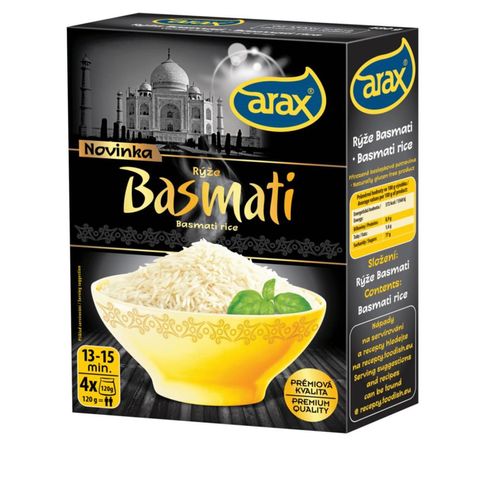 Arax Rýže Basmati varné sáčky | 480 g