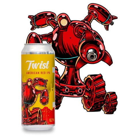 Clock Twist Beer American Red Ipa | 500 ml