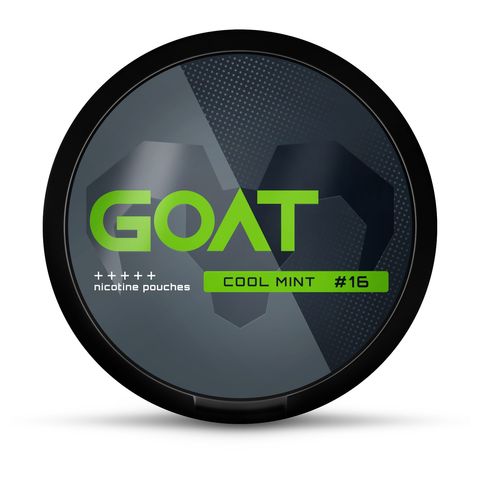 GOAT nikotinové sáčky Cool Mint 16mg | 20 x 1 sáček 18+