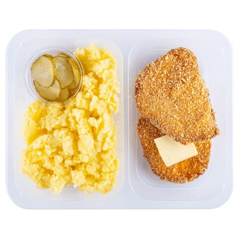 Cibule Bistro Smažený kuřecí řízek v panko strouhance, šťouchané brambory od Filipa Sajlera | 400 g