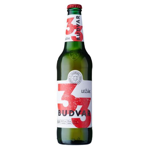 Budějovický Budvar 33 Světlý ležák pivo | x 500 ml