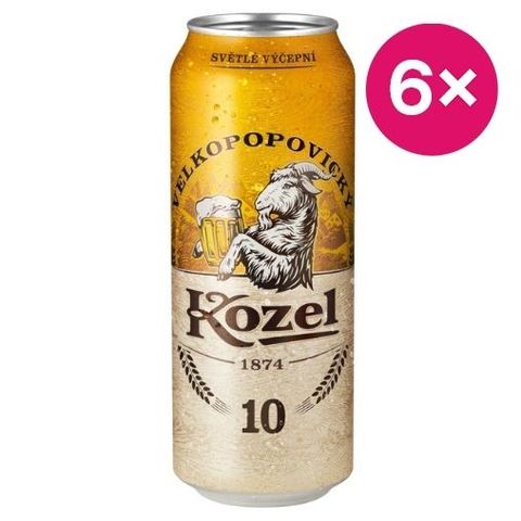 Kozel Beer Pale 10° | 6 x 500 ml