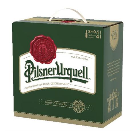 Pilsner Urquell Beer | 8 x 0.5 l