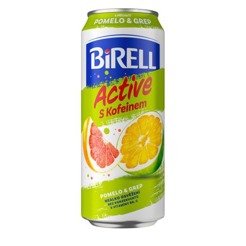 Birell Active s kofeinem pomelo & grep | 500 ml