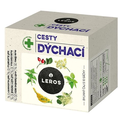 Leros Tea respiratory system rose hips & elderflower | 10 x 1.5 g