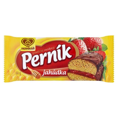 Perníkář Tradiční medový perník jahůdka | 60 g