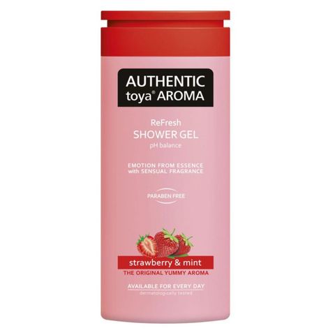 Authentic Toya Aroma Shower Gel Strawberry & Mint | 400 ml