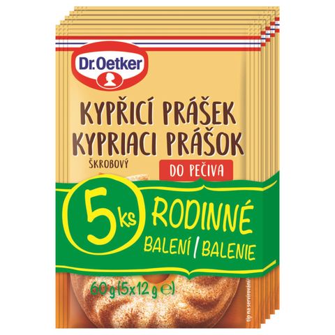 Dr.Oetker Kypřící prášek do pečiva | 5 x