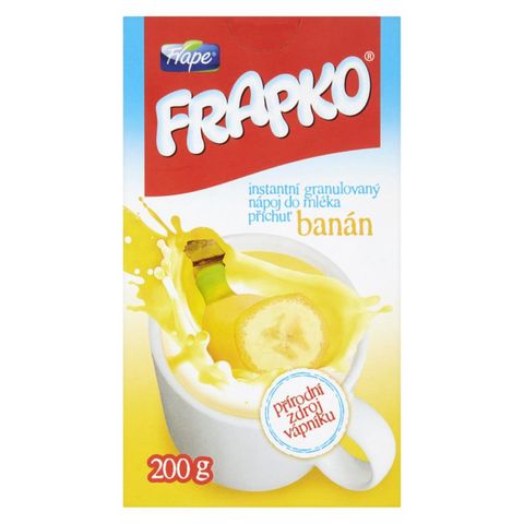 Frapko Instantní granulovaný nápoj do mléka banán | 200 g