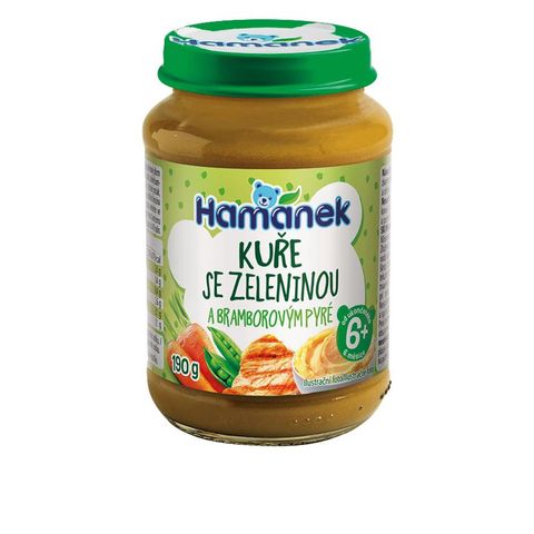 Hamánek Baby food chicken, vegetables & potatoes | 190 g