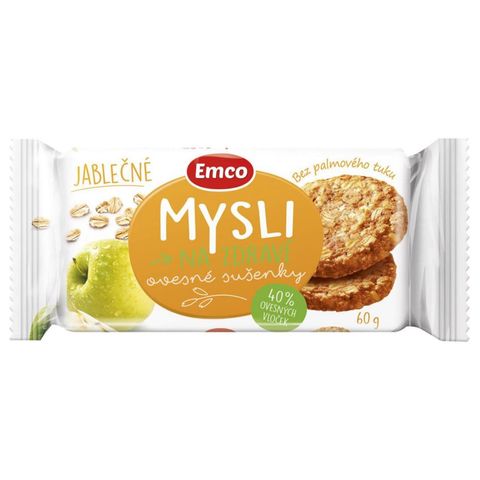 Emco Ovesné sušenky jablko | 60 g