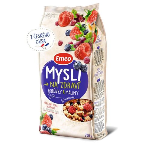 Emco Mysli borůvka & malina | 750 g