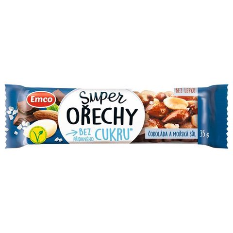 Super ořechy Čokoláda a mořská sůl | 35 g