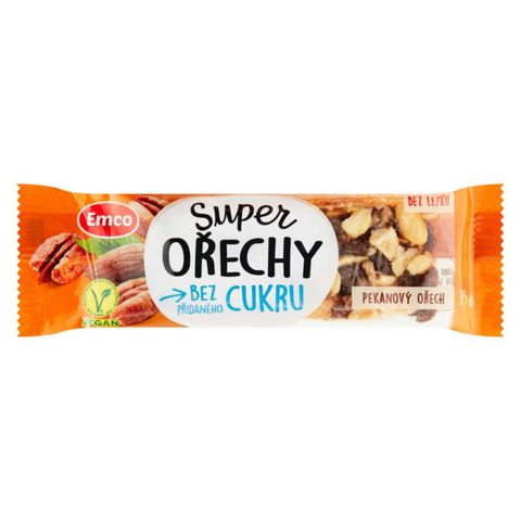 Emco Super Nut tyčinka pekanový ořech | 35 g