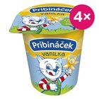 Pribináček Curd cream vanilla | 4 x 70 g