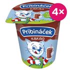 Pribináček Curd cream cocoa | 4 x 70 g