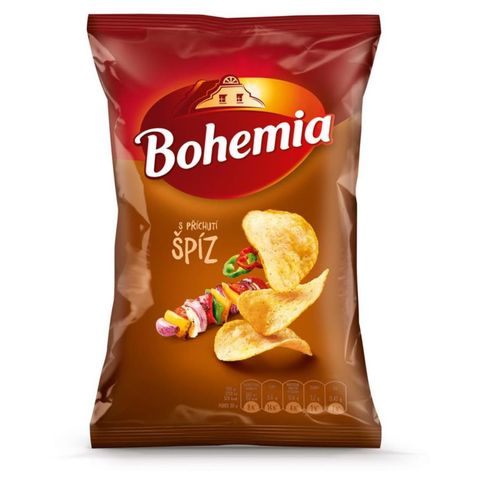 Bohemia Chips s příchutí špízu | 60 g