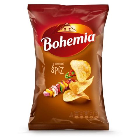 Bohemia Chips s příchutí špízu | 130 g