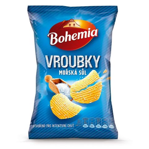 Bohemia Crinkled Chips with Sea Salt | 55 g