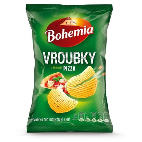 Bohemia Crinkled Chips with Pizza Flavor | 55 g