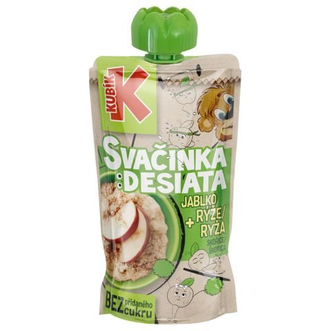 Kubík Svačinka Jablko, rýže & skořice | 100 g