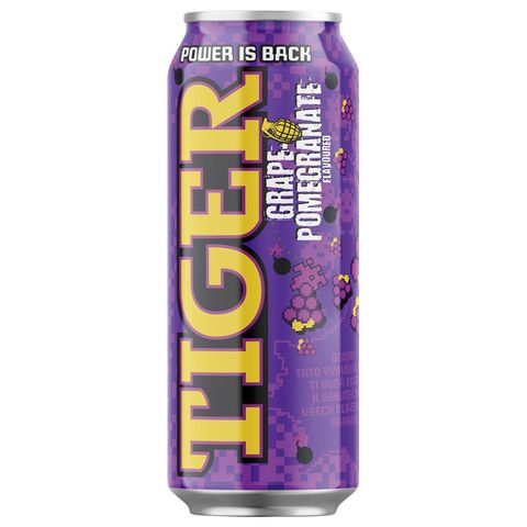 Tiger Grape & Pomegranate Energy Drink | 500 ml