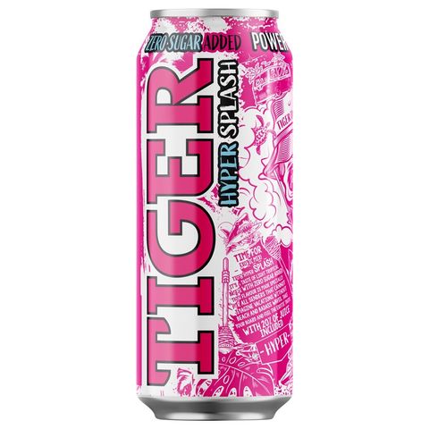 Tiger Hyper Splash Zero Energy Drink | 500 ml