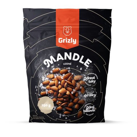 GRIZLY Smoked Almonds | 250 g