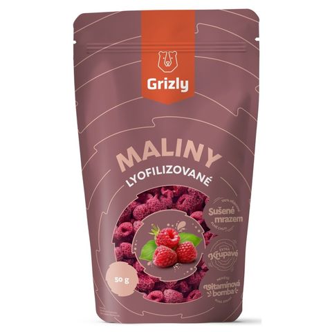 GRIZLY Raspberries Freeze-Dried | 50 g