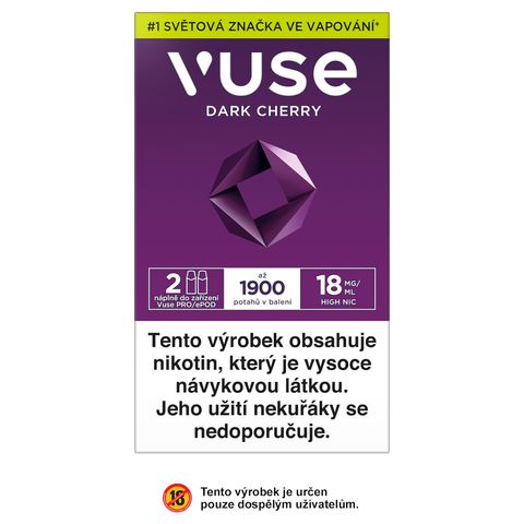 Vuse Pro Dark Cherry 18mg | x 1 kus 18+