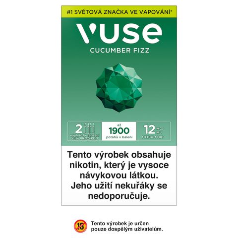 Vuse Pro Cucumber Fizz 12mg | x 1 kus 18+