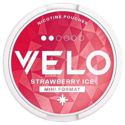 Velo Strawberry Ice nikotinové sáčky 6mg | 1 kus