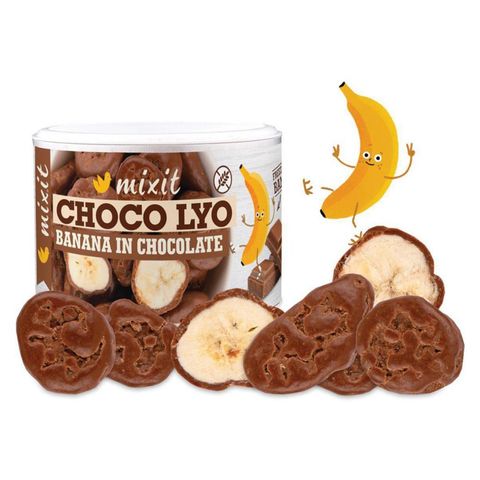 Mixit Choco Lyo Crunchy Bananas in Chocolate | 170 g