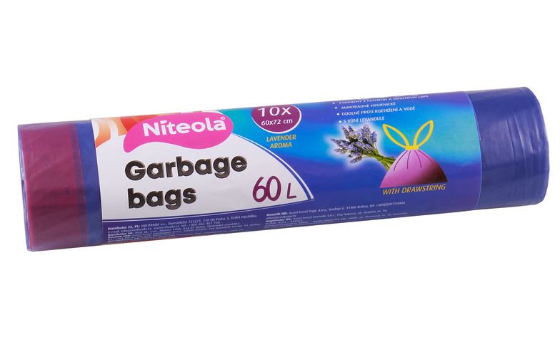 Niteola Garbage Bags with Lavender Scent 60l | 10 pcs