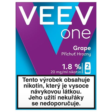 Veev One Grape náplň 2pack 20mg | 2 x 1 kus 18+