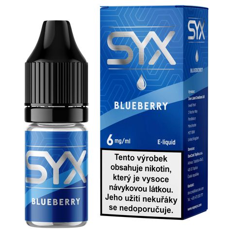 SYX liquid Blueberry 6mg | 1 kus 18+