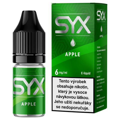 SYX liquid Apple 6mg | 1 kus 18+