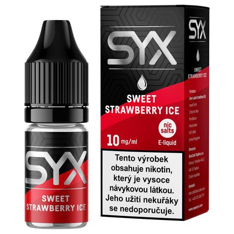 SYX NS liquid Sweet Strawberry Ice 10mg | 1 kus 18+