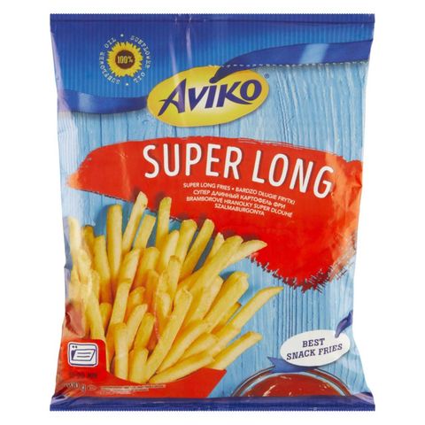 Aviko Super Long elősütött és gyorsfagyasztott szalmaburgonya sütőbe 600 g