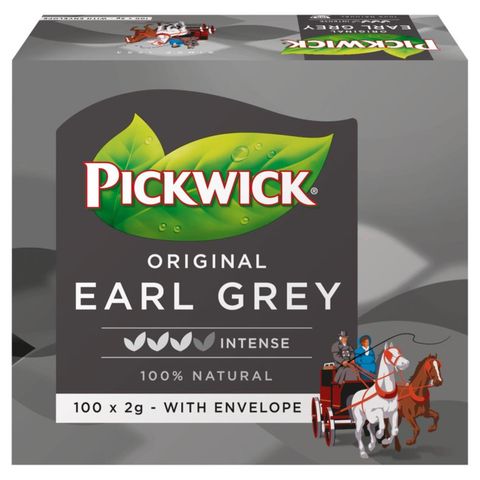 Pickwick Tea black Earl Grey | 100 x 2 g