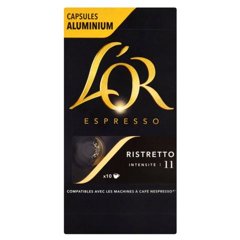 L'OR Espresso Ristretto Ground-Roasted Coffee in Capsules 10 pcs 52 g