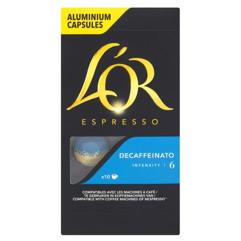 L'OR Espresso Decaffeinato koffeinmentes őrölt-pörkölt kávé kapszulában 10 db 52 g