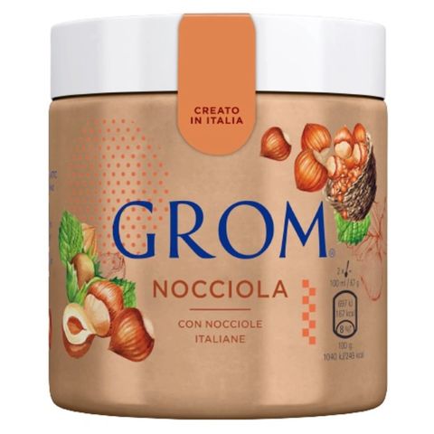 GROM Italian ice cream hazelnut | 460 ml